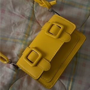 SHEIN Bright Yellow Mini Bag